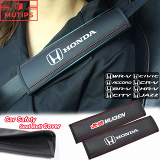 2 ชิ้น/เซ็ต Honda รภัยรถยามไหล่ ปลอกหุ้มเข็มขัดนิรภัย เครื่อ…