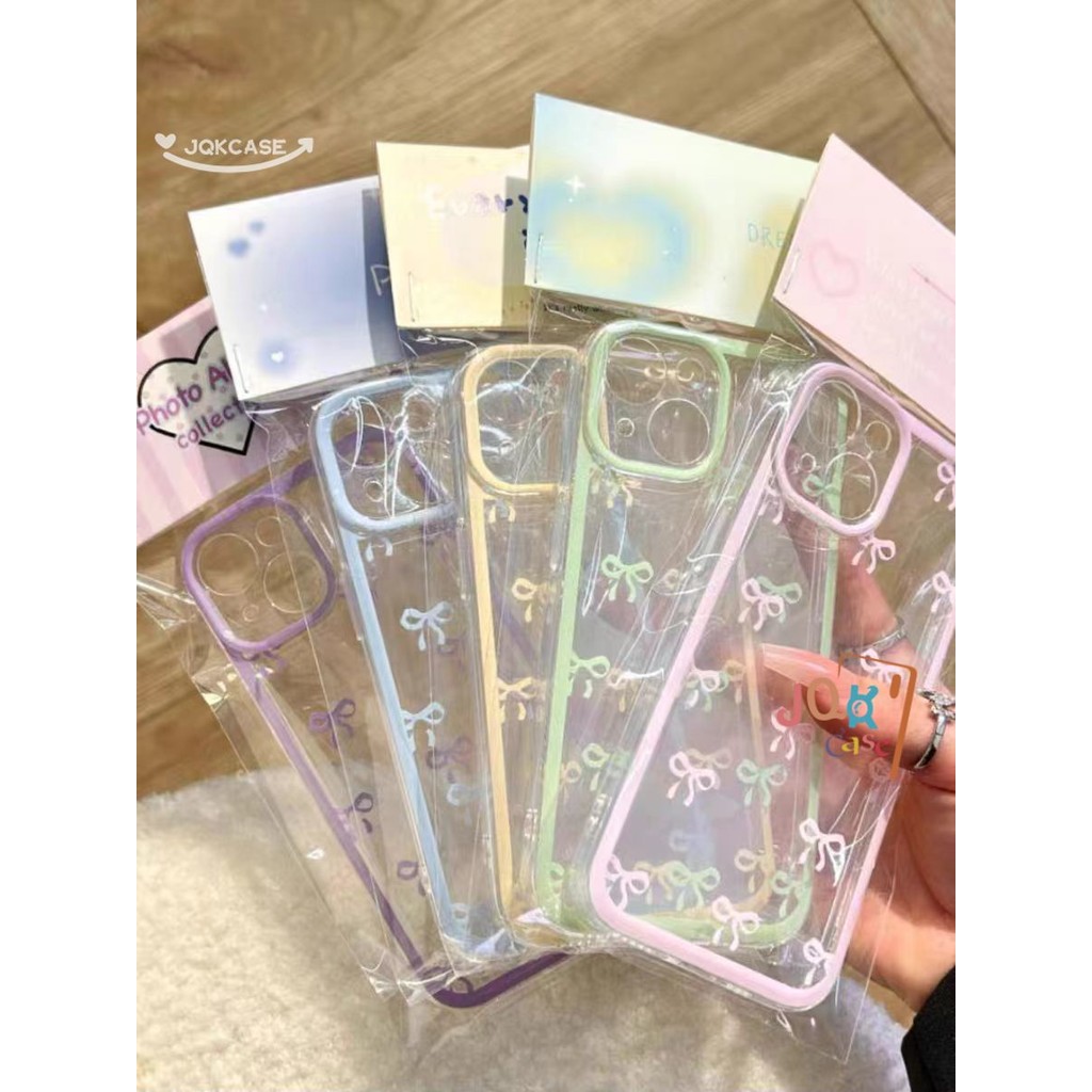 Realme C53 C51 C67 11 C11 C12 C25 6i C35 C55 5i 8i 5 C15 C20 C3 C21 C31 C21Yล้างคันธนูเปลือก โบว์การ์ตูนน่ารัก ง่าย ๆเคส