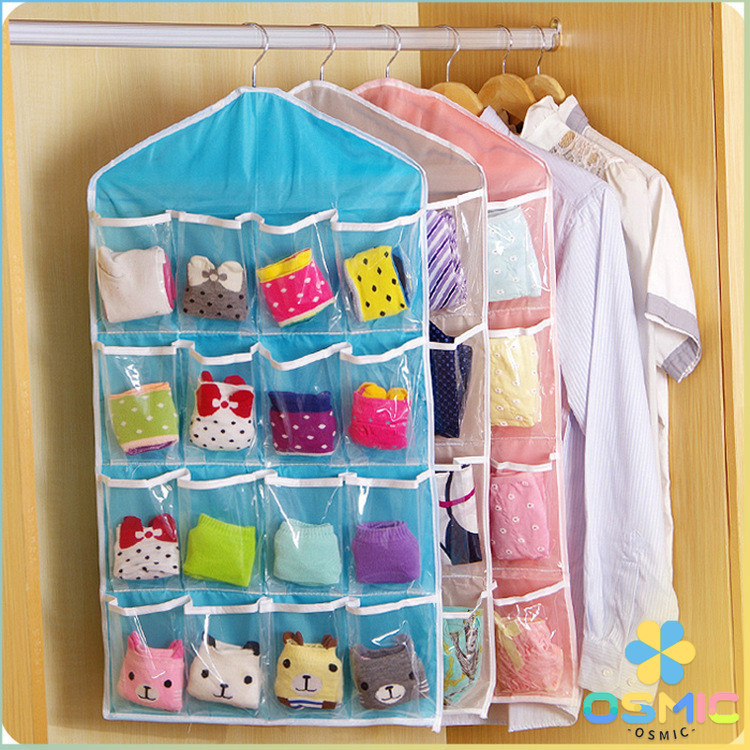 MIC ที่เก็บถุงเก็บถุงเท้า เก็บชุดชั้นใน  แบบแขวน socks storage bag