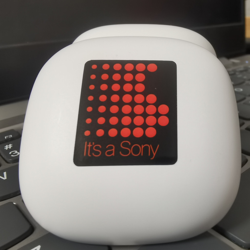 SONY Logo  sticker its sony airpods Bluetooth headset
