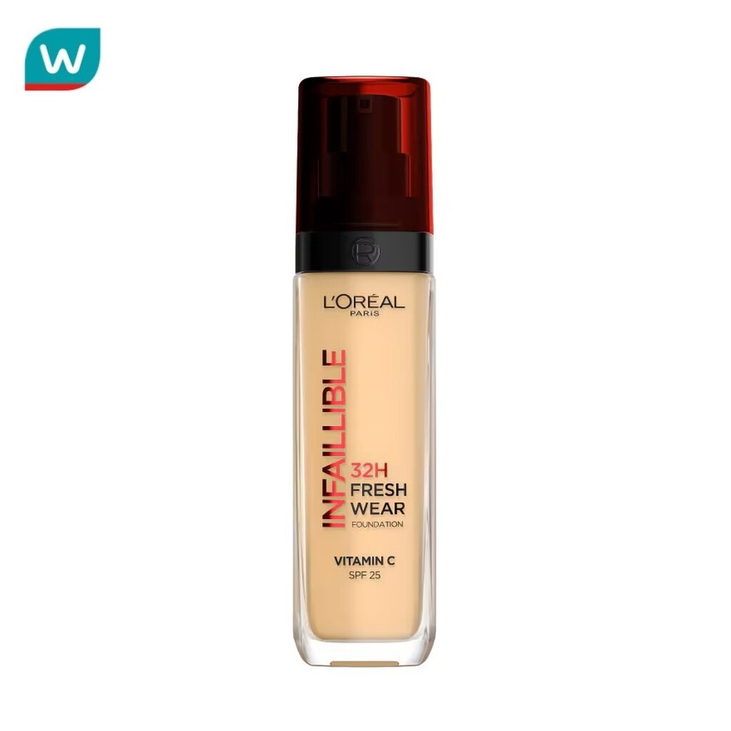 L'Oreal Makeupลอรีอัล อินเฟลลิเบิล 32H เฟรช แวร์ ฟาวน์เดชั่น 105.8ก. 130
