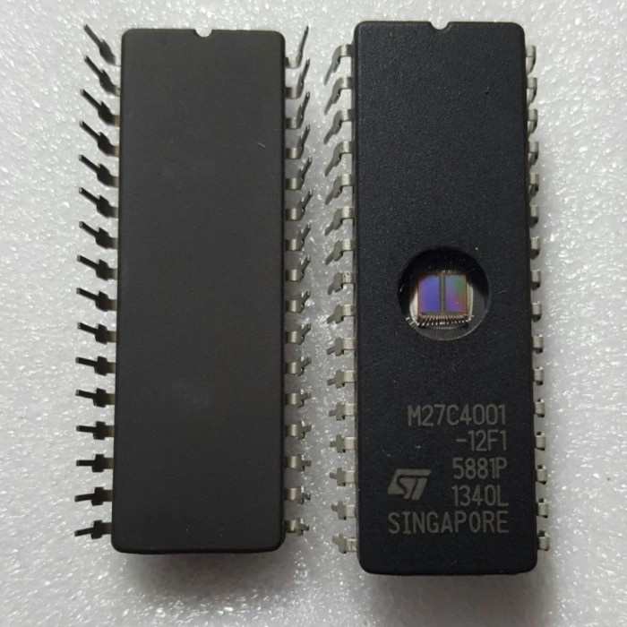 DS99 ส่วนใหม่ ori M27C4001-10f1 M27C4001 Dip-32 Eproms Singapore Dip32 12f1