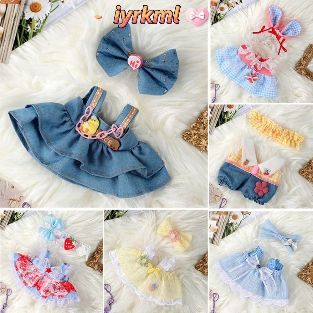 Iyrkml793ชุดเจ้าหญิง,น่ารักโบว์คาดศีรษะอุปกรณ์เสริมตุ๊กตาน่ารักเสื้อผ้า,คุณภาพสูง10รูปแบบตุ๊กตาตุ๊กตาเสื้อผ้า20ซม.ผ้าฝ้ายตุ๊กตา/ตุ๊กตาไอดอลexo