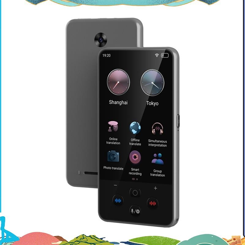 เครื่องแปลเสียงแบบพกพา Super S85 Pro 138 การบันทึกภาษา 19 Offline Real Time ChatGPT AI การแปลกลุ่มภาพเสียง