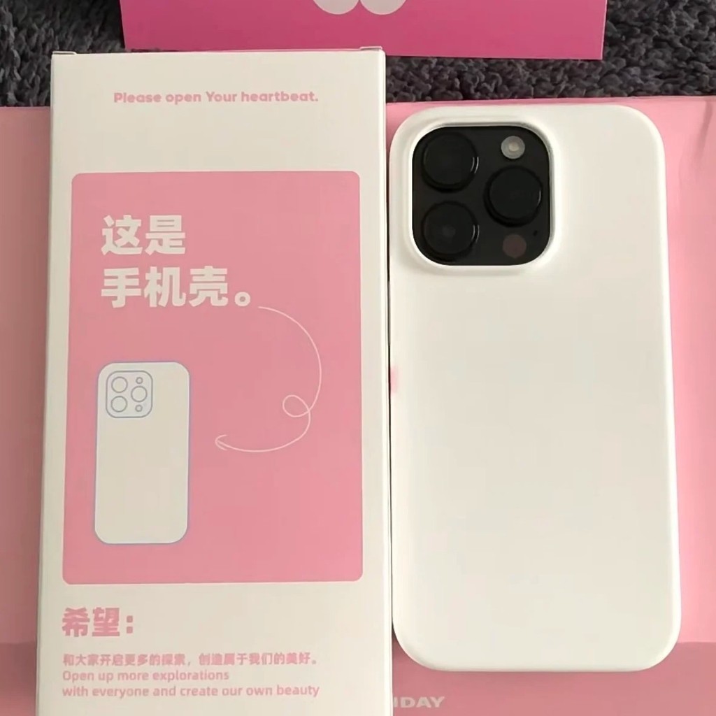 เคสนิ่มสีขาว เหมาะสําหรับ Apple 16/15promax เคสโทรศัพท์ 14/13/12 Jane XR/XS เคสนิ่ม 7p กันกระแทก 8plus เคสโทรศัพท์
