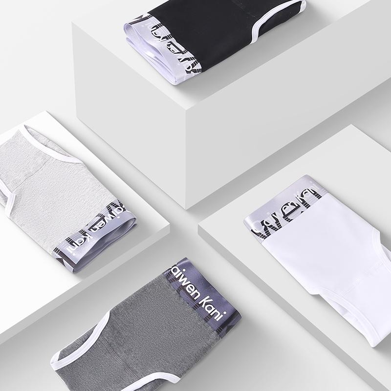 เอสเอส24 ขนาดใหญ่ชุดชั้นในสตรีกางเกงในสตรีผ้าฝ้ายแท้ต้านเชื้อแบคทีเรียเอวต่ําไม่มีรอยต่อกีฬาสะโพกห่อสาวผิว - รูปที่ 3