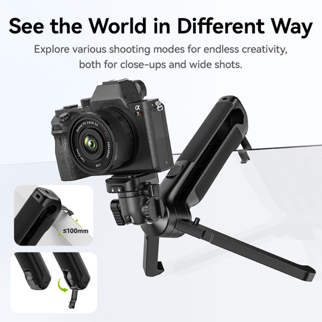 Ulanzi TT38 One-Click Opening Tripod ขาตั้งกล้อง ไม้เซลฟี่ ระบบปลดเร็ว UKA รองรับ DSLR Mirrorless
