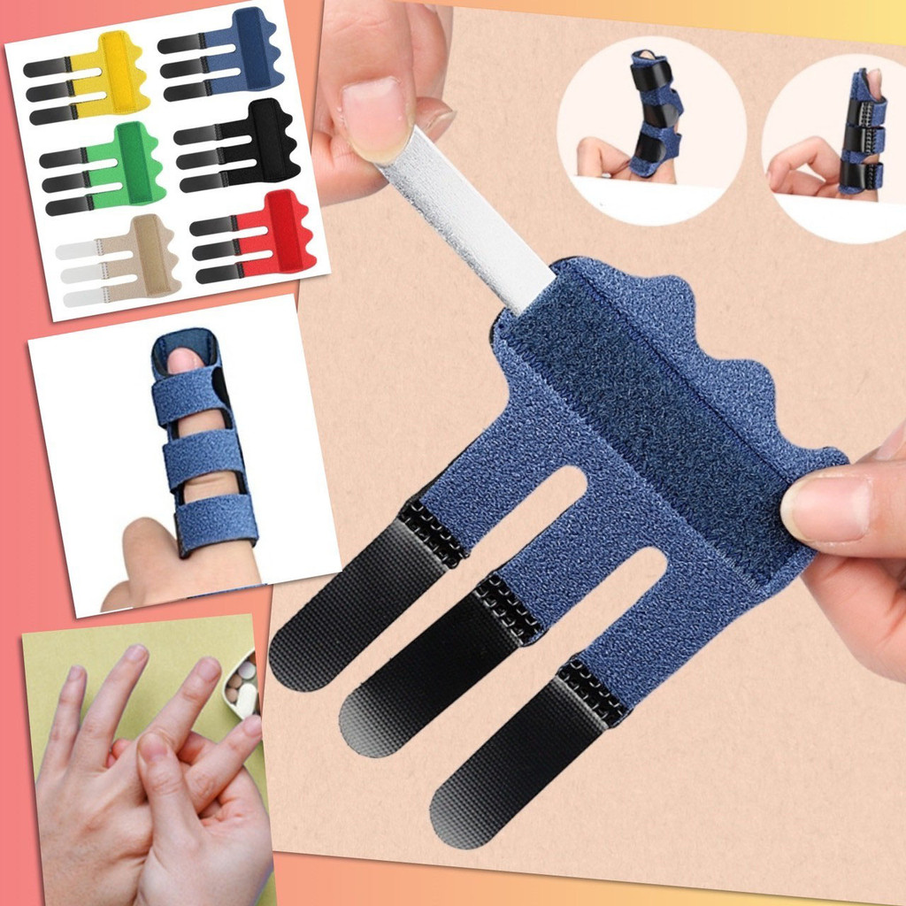 🌷 ดามนิ้ว เสริมเหล็ก เฝือกนิ้ว ดัดนิ้ว ปลอก ป้องกันเสียดสี แก้กระดูกผิดรูป เอียง คด งอ เพื่อสุขภาพ ระบายอากาศ 🌷