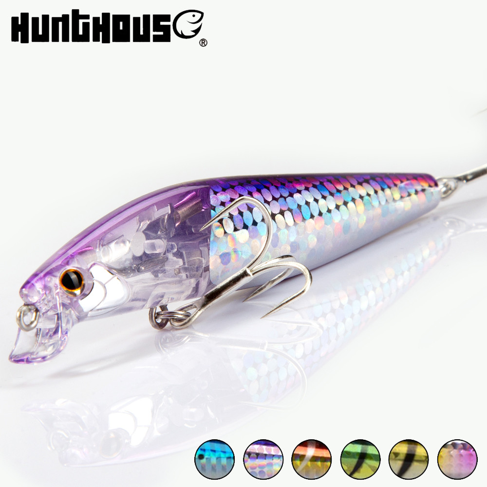 Hunthouse Shallow Assassin Slider Minnow Fishing Lure 99 มม.15g 99F FLASH ระบบเลื่อนน้ําหนักทังสเตนเหยื่อลอย