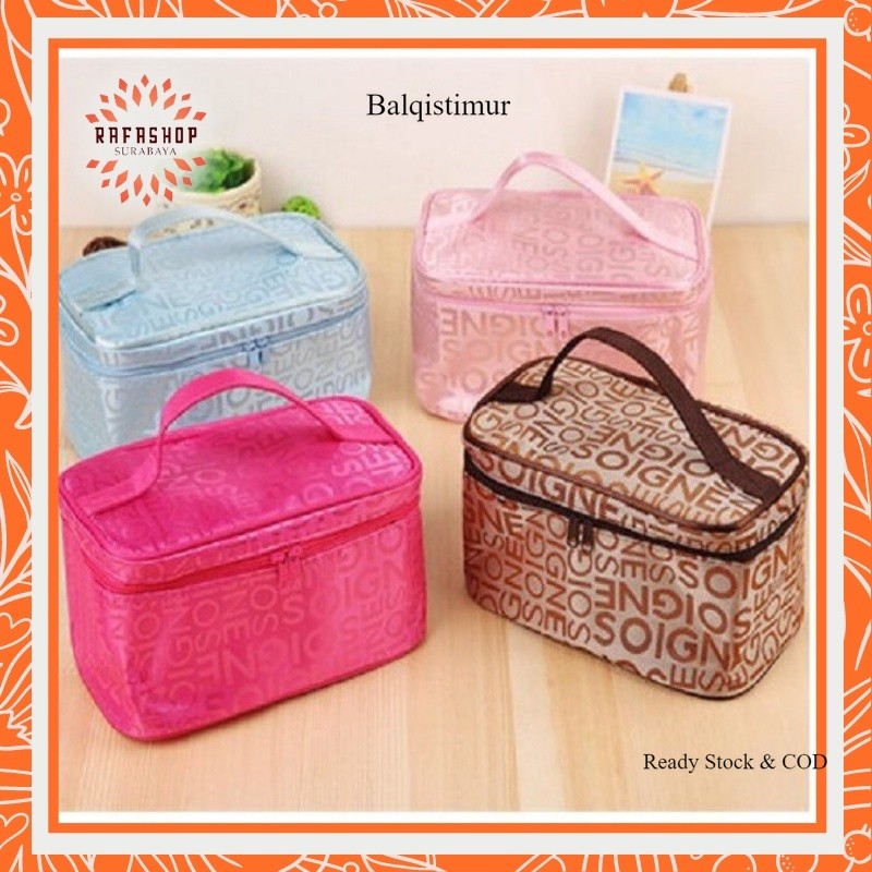BALQIS ALPHABET COSMETIC BAG COOL COSMETIC BAG READY