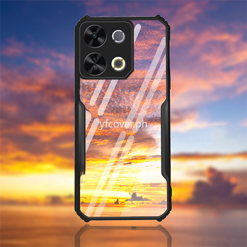Itel A50cกันกระแทกเคสโทรศัพท์สําหรับItel P65 S24 RS4 P55 4G 5G S23 Plus A70 A05s A18s A58 A48 ปลอกโปร่งใสกันชนอะคริลิคนุ่มTPU Edge All Include Anti Drop Cover