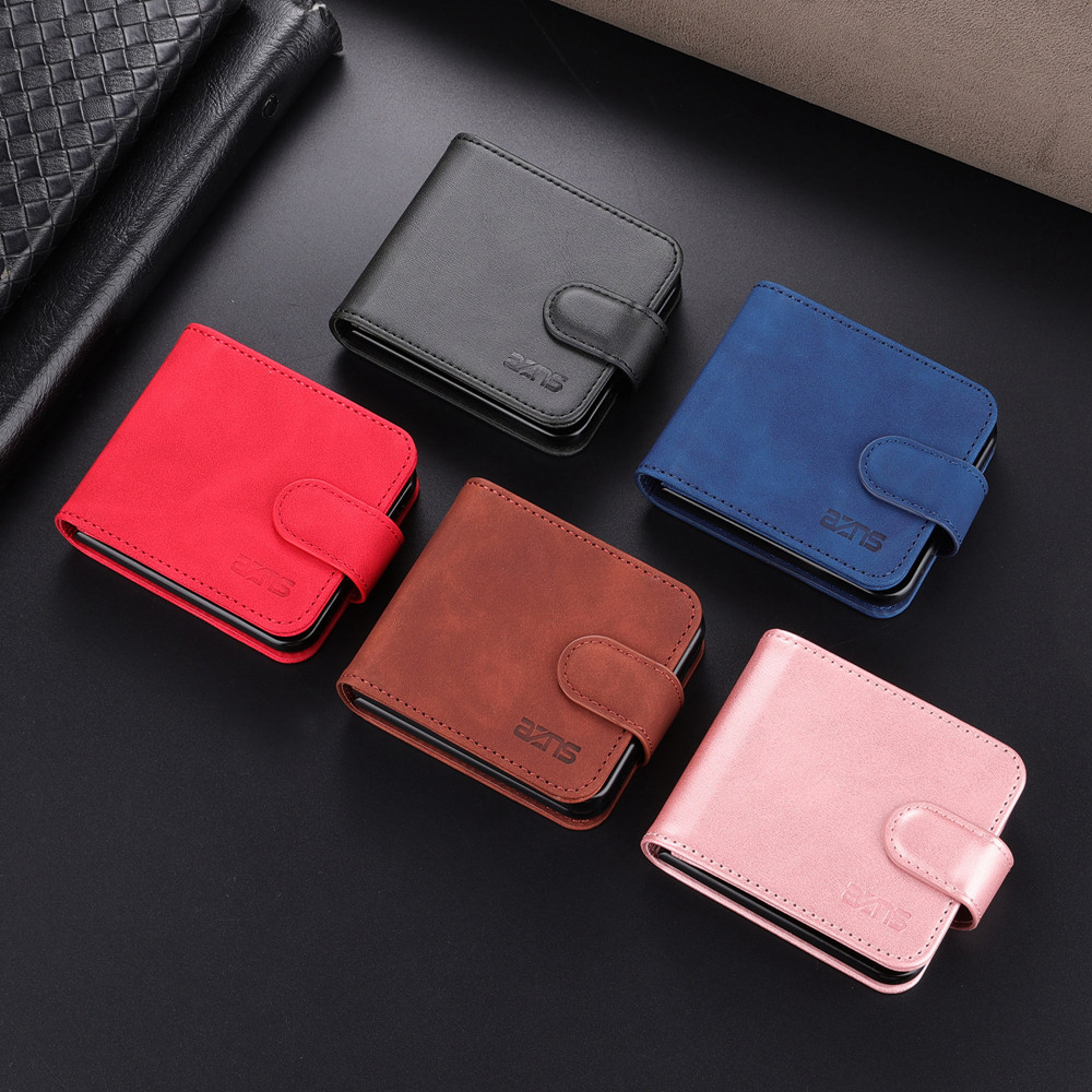 สําหรับ Samsung Galaxy Z Flip 7 6 5 4 3 Anti-DROP กรณีการออกแบบสร้างสรรค์คลาสสิก Z Flip7FE 5 4 พร้อมช่องใส่การ์ดฝาครอบ