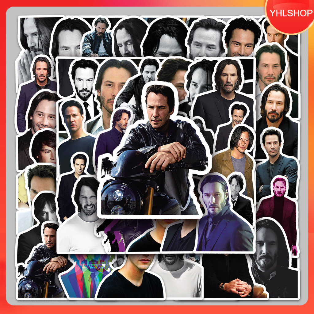 🎭พร้อมส่ง🎭 50แบบ สติกเกอร์ นักแสดง คีอานู รีฟส์ Keanu Reeves Superstar Sticker