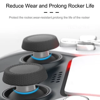 4 ชิ้น/8 ชิ้นยืดหยุ่นป้องกันจอยสติ๊กแหวนยางสําหรับ PS5/ PS4/ Steam Deck Rocker ซิลิโคน RingCover สําหรับ Rog Ally เกมคอนโซล