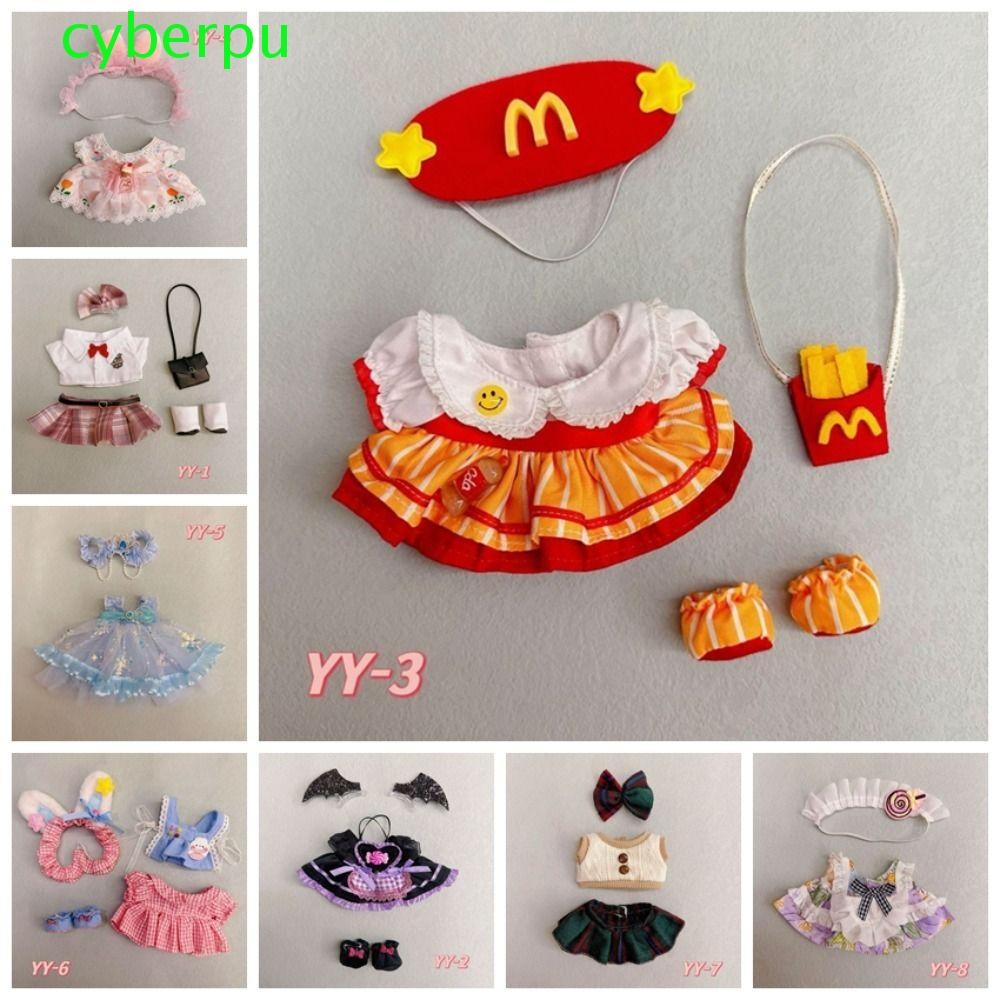 Cyberpulse ตุ๊กตา Lolita ชุด,เสื้อผ้าตุ๊กตา Lolita 20 ซม.ผ้าฝ้าย,ชุด Trim ของเล่นอุปกรณ์เสริมหลายสีผ้าฝ้ายตุ๊กตา Lolita ชุดผ้าฝ้ายอุปกรณ์เสริม