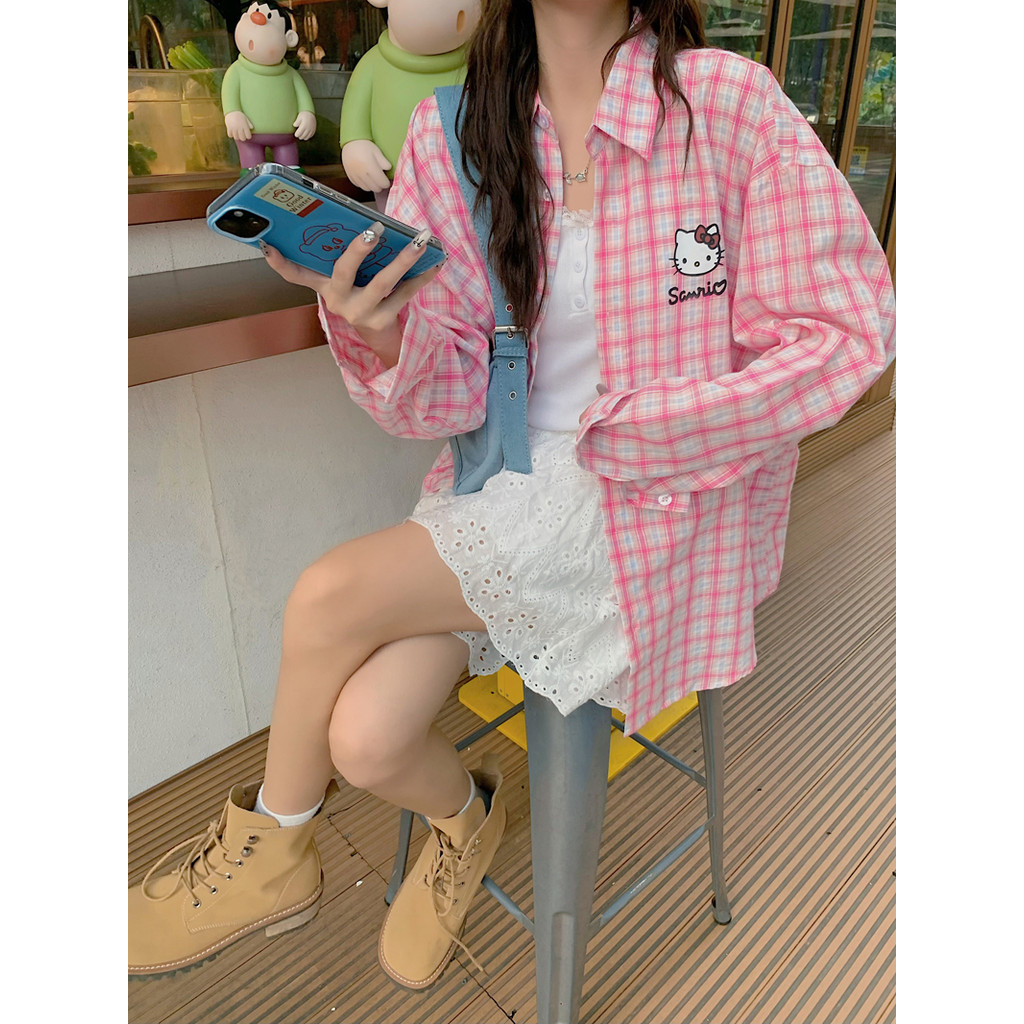 ฤดูใบไม้ร่วงใหม่ของผู้หญิงจดหมายหวานพิมพ์โบว์อเนกประสงค์เสื้อแขนยาว 240925 ราคา ถูกที่สุด ดีลบีเคเค แกลเลอรีภาพที่ 6