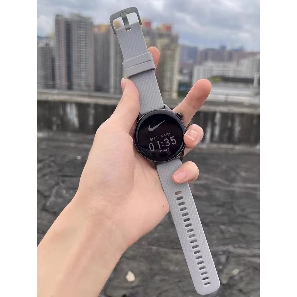 สายนาฬิกาHuawei Gt/Gt2/Gt2e/Gt3/Gt3pro/Gt4/watch2/2e/3/3pro/4/buds/ultimate/runnerสายชิลิโคน20mm22mm