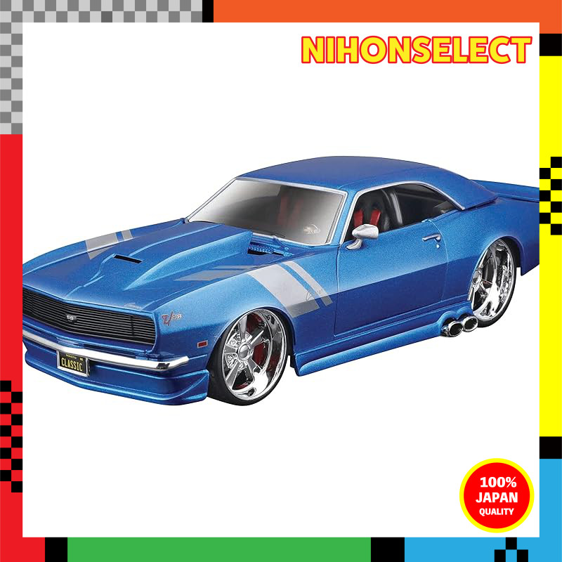 Kyosho Maisto 1/24 Chevrolet Camaro Z28 1968 Blue Finished Model
