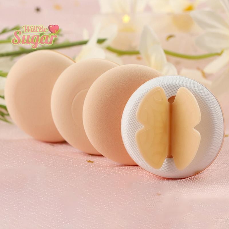 [WillBesugarT] Mini Cotton Candy Puff Bow Knot Air Cushion Liquid Foundationแต่งหน้าฟองน้ําพัฟแห้งพัฟเปียกเครื่องสําอางApplicatorเครื่องมือแต่งหน้า [ใหม่]