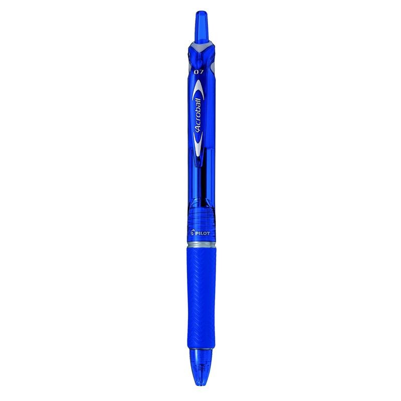 ปากกาลูกลื่น PILOT ACROBALL 0.7 mm. BLUE สีน้ำเงิน หมึกสีน้ำเงิน