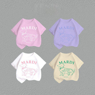 (จัดส่งตลอด 24 ชั่วโมง)KIDS PRINCESS 🔥New🔥ชุดเด็ก ผญ เสื้อยืด summer WAI KEI Little Dogs Print 6สี 90-150 T088