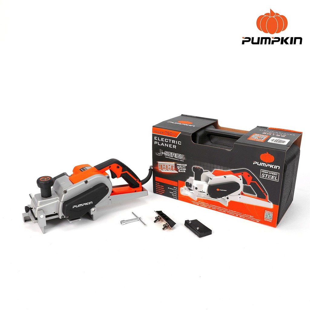 Pumpkin J-Series เครื่องไสไม้ 82mm. กบไสไม้ไฟฟ้า 750 วัตต์ ใช้สำหรับไสไม้ รุ่น J-P111MT/50129