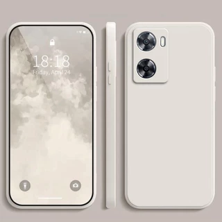 เคส OPPO A57 2022 / A77S สีทึบ OPPO A77S A57 2022 เคสซิลิโคนป้องกันการตกสีธรรมดาเรียบง่าย YT
