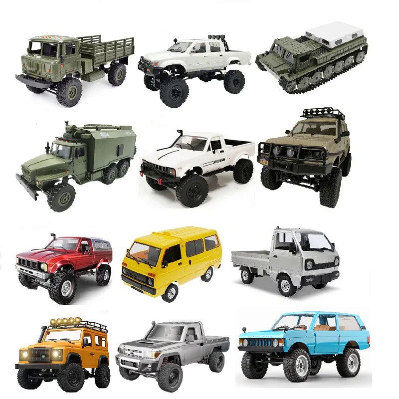 Full Scale Crawler RC CAR Off-Road Vehicle WPL C64 C24 C54 C74 B36 MN128 MN168 MN82 Wrangler Jeep Cl