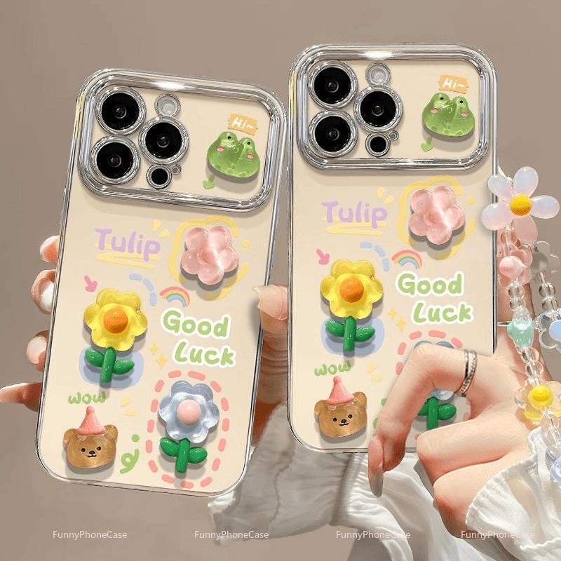 เข้ากันได้กับ ไอโฟน 11 ไอโฟน 13 14  ไอโฟน 15 Pro Max ไอโฟน 16 Pro Max เคสโทรศัพท์นุ่มน่ารัก 6DSC026