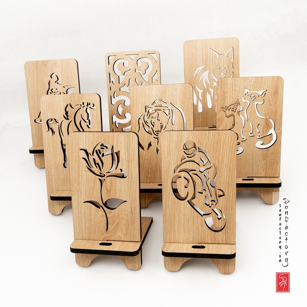 ขาตั้ง SAN-CD02 ขาตั้งไม้ตัดเลเซอร์สําหรับโทรศัพท์และ iPad