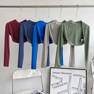 【YOGATRUTH】เสื้อคาร์ดิแกน ผ้าคลุมไหล่ สุดเซ็กซี่ เหมาะกับการ…