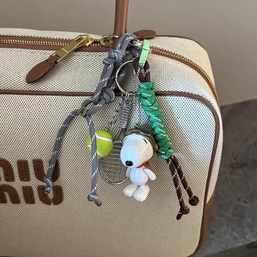 Original Design Pilot Snoopy Snoopy miu Style Braided Rope Pendant Bag Accessories