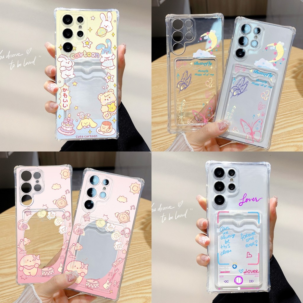 เคสโทรศัพท์ TPUโปร่งใสพร้อมช่องเสียบการ์ดสำหรับ for Redmi 9a 10 9t 13t pro note 11 12 13 5g 9 9s 10 Redmi 12c 10 9c 13c