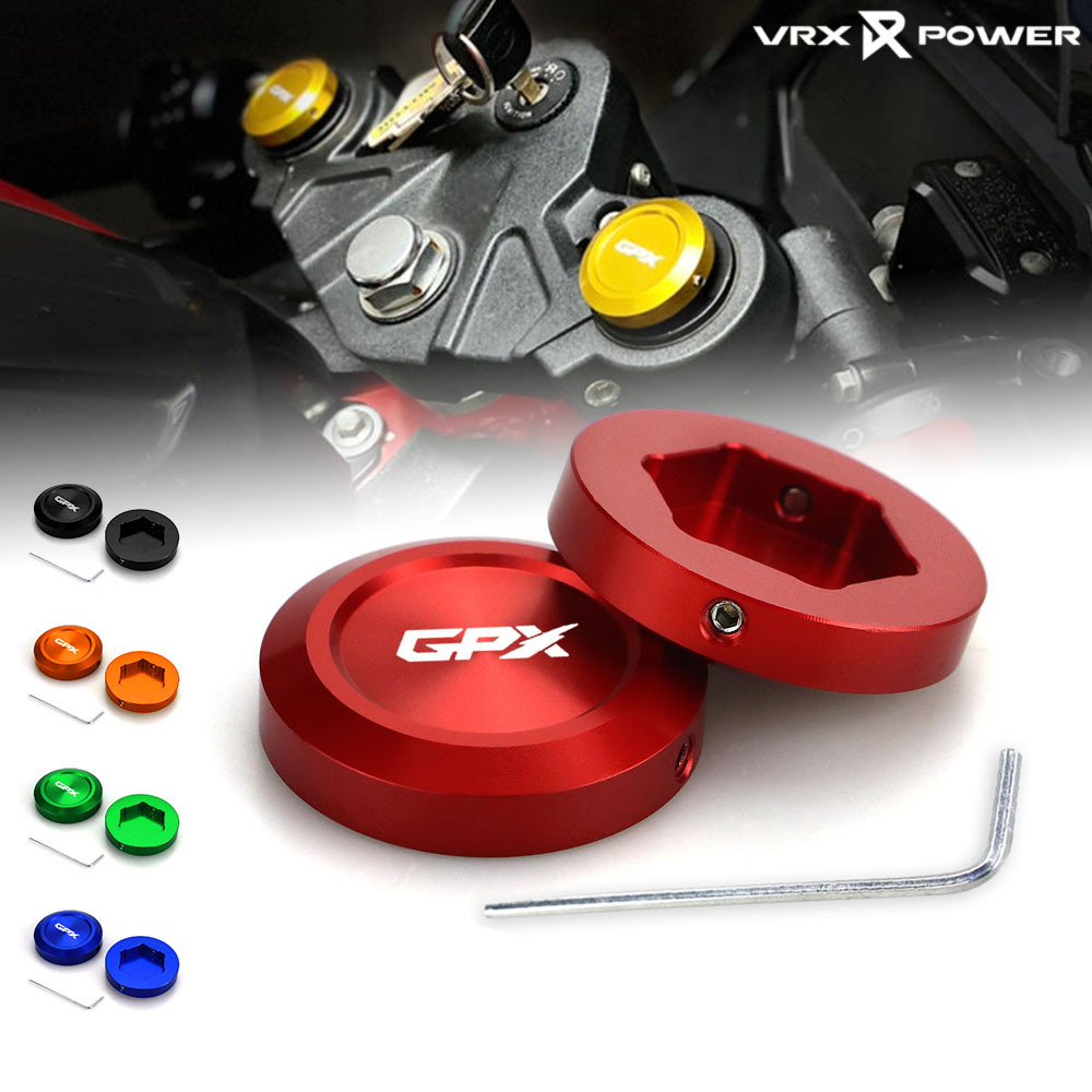 สําหรับ GPX Demon GR200 150GR Legend 150 Fi ด้านหน้าส้อมด้านบน CNC Triple Tree Stem Yoke Center Cover