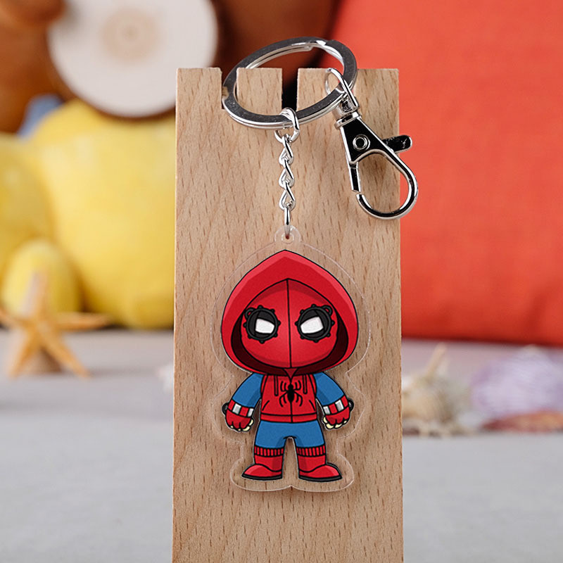 สินค้าภาพยนตร์ Spider-Man พวงกุญแจอะคริลิค Venom Agent จี้โปร่งใส
