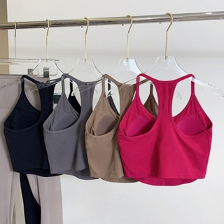 YOGATRUTH(เบาะคงที่) สปอร์ตบราแฟชั่นรูปตัว H Beauty Back Sli…