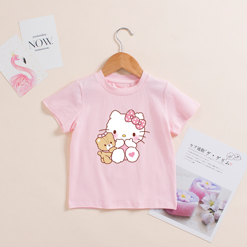 (จัดส่งตลอด 24 ชั่วโมง)KIDS PRINCESS เสื้อยืดเด็ก แขนสั้น เสื้อผ้าเด็ก สีพื้น เนื้อนุ่ม ใส่สบาย ไม่ร้อน โทนจี๊ดจ๊าด T403