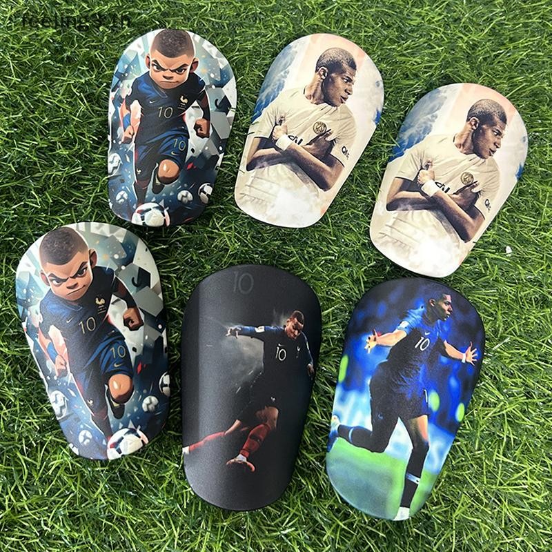 { Feeling3.th } 1 คู่ Mini Shin Pads ทนต่อการสึกหรอ Shock Absorbing Soccer Leg Protector การฝึกอบรมฟุตบอล Shin Guards Soccer Shank Board .