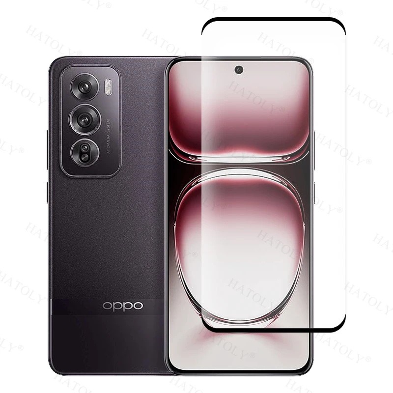 กระจกนิรภัยเต็มรูปแบบสําหรับoppo Reno 12 Proป้องกันหน้าจอเลนส์ฟิล์มOppo Reno 10 9 8 7 6 5 4 Pro Plusแก้ว