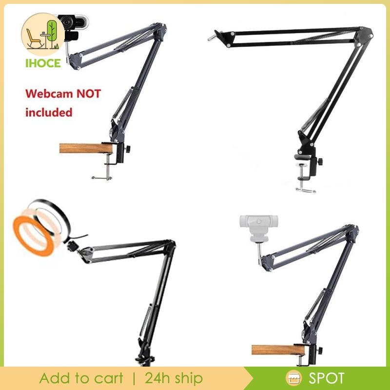 [Ihoce] Mount Table Clamp Stand Holder สําหรับ Logitech C922 C930e C615