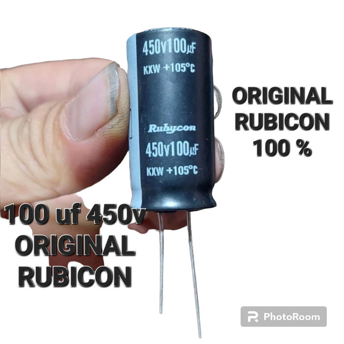 DS99 100 uf 450v rubicon ต้นฉบับ ori 100uf 400v 450v 100 micro uf tv