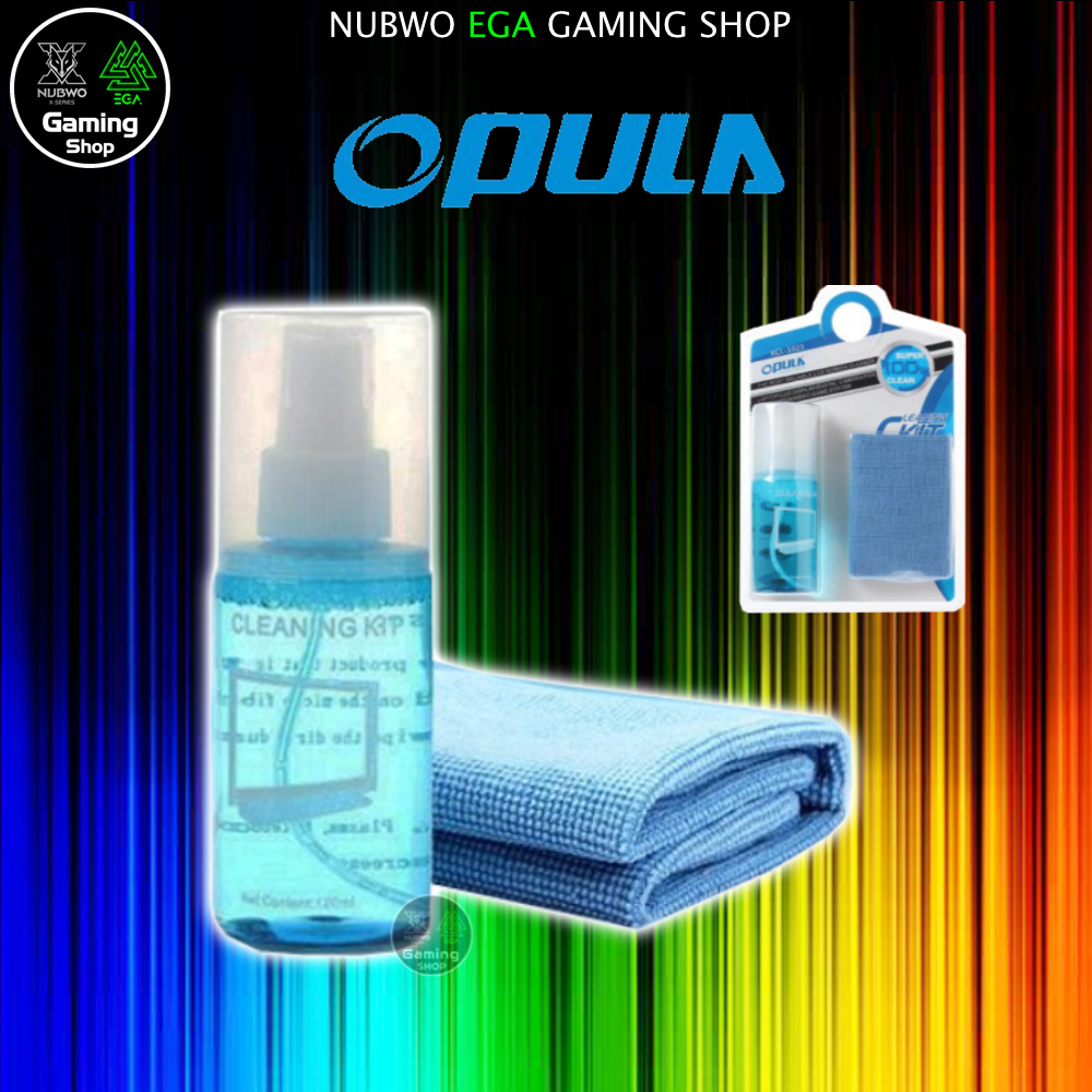 GAMING NUBWO OPULA รุ่น KCL-1023 น้ำยาทำความสะอาด ชุดทำความสะอาด หน้าจอ กล้อง เลนส์ คอมพิวเตอร์ Notebook Tablet