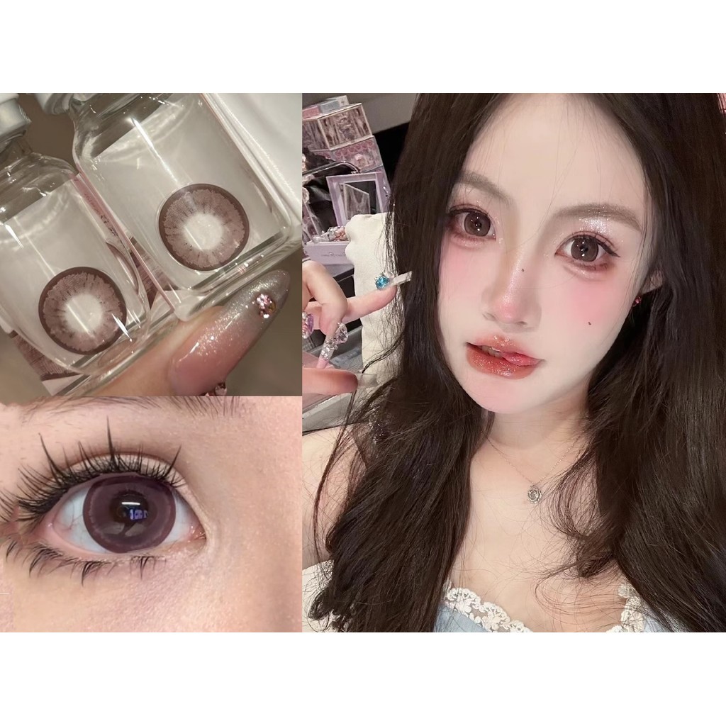 (2024.Oct.15th)mnfka Series,Xiyoulens Brand ,Big Size ,14.50mm,(เกรด 0-8.00), คอนแทคเลนส์ 6 เดือนใช้