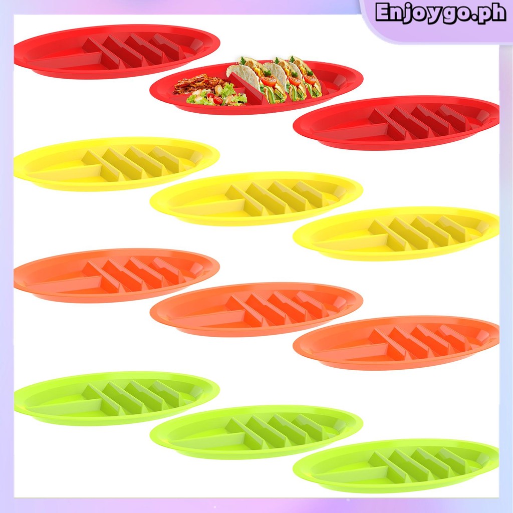Taco ผู้ถือแผ่นปลอดภัย Taco Bar Taco แผ่นแบ่งสําหรับ Taco Supplies SHOPSKC7753