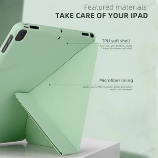 Triangle Transparent iPad Case เคสสำหรับ iPad gen9/8/7 Air4/5/6 Air1/2/3 mini1-6 Pro11 2020/2021 ไม่มีช่องใส่ปากกา