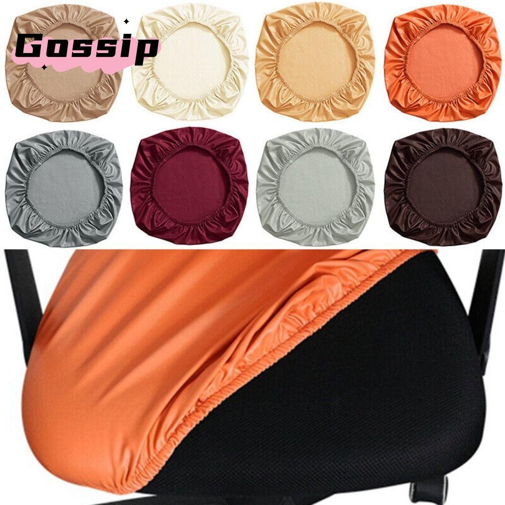 Gossip ผ้าคลุมเบาะเก้าอี้, ผ้าคลุมเก้าอี้คอมพิวเตอร์หนัง PU กันน้ํา, ผ้าคลุมเก้าอี้สํานักงานความยืดหยุ่น
