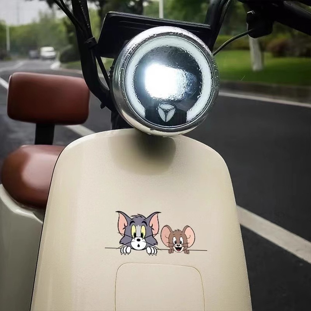 Tom Jerry สติ๊กเกอร์น่ารัก,,,Cat Decal ไวนิลรถสติกเกอร์,รถบรรทุก Vans Walls แล็ปท็อป