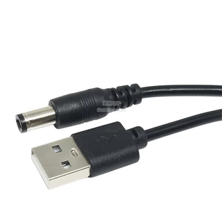 USB ไปยังสายชาร์จ DC 5.5 * 2.1 / 2.5 สายไฟทองแดงหลัก DC005 สายแปลง DC สายชาร์จ