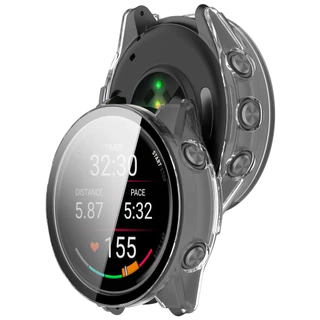 Shopdodi เคส สำหรับ Garmin Forerunner 570 (FR570) Case เคสกันกระแทก พร้อมฟิล์มกระจก ปิดทับหน้าปัด