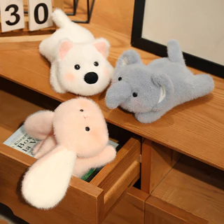 Raccoon Plush WRIST Pad Soft Plush Animal Mouse Pad Rest เดสก์ท็อปของเล่นเพื่อนของขวัญ